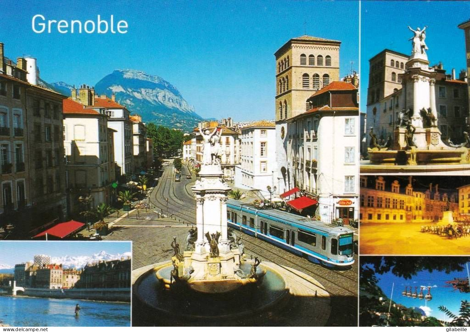 38 - Isere -  GRENOBLE - Place Notre Dame - Fontaine Des Trois Ordres - Quais De L Isere - Grenoble