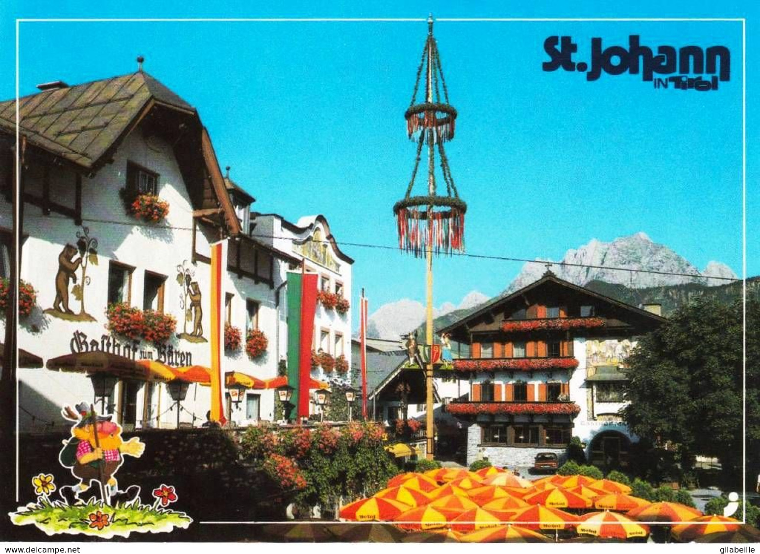 Osteirreich -  St JOHANN In Tirol - Hauptplatz Mit Wildem Kaiser - Other & Unclassified
