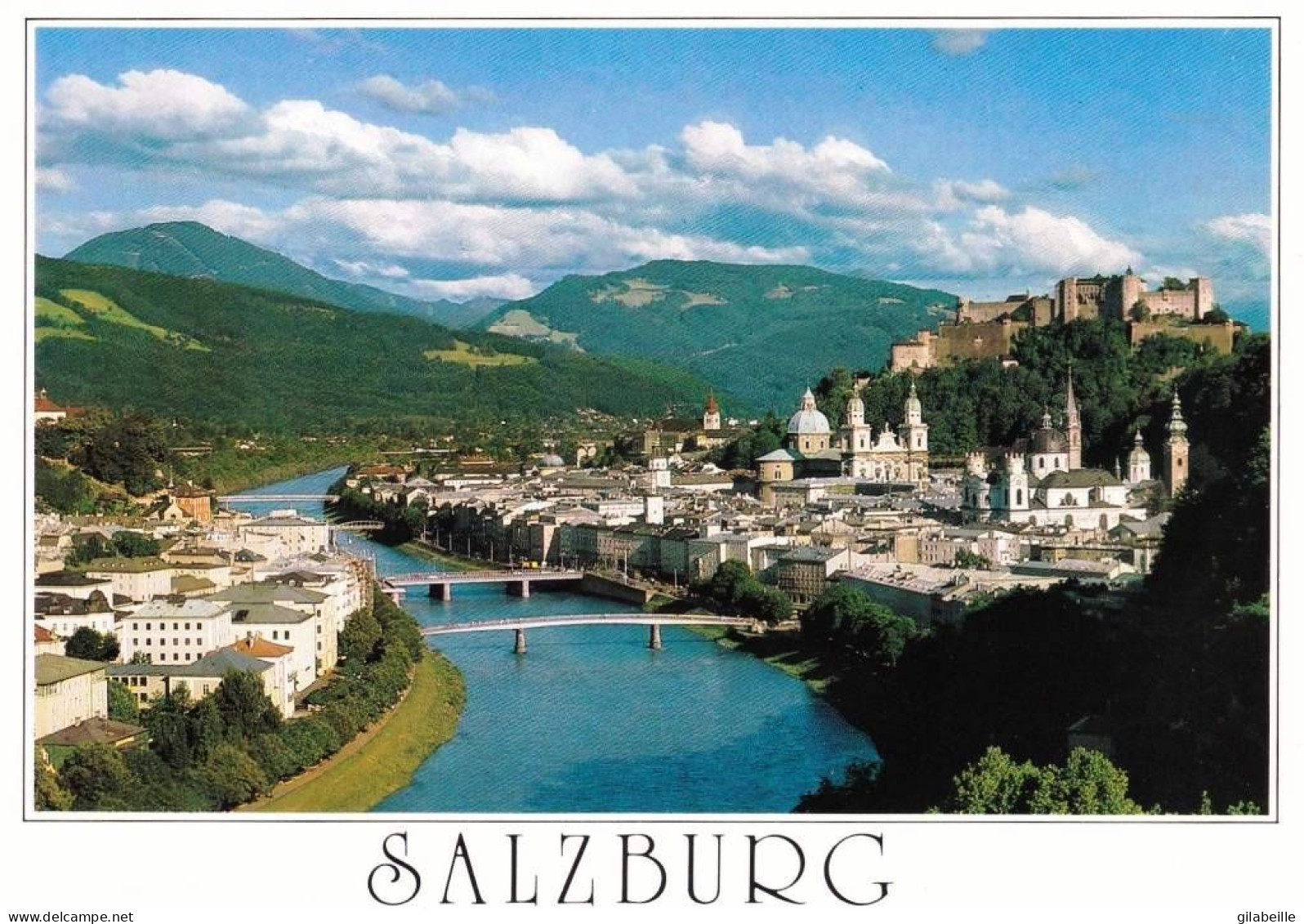 SALZBURG -  Blick Auf Die Altstadt Vom Monchsberg - Autres & Non Classés