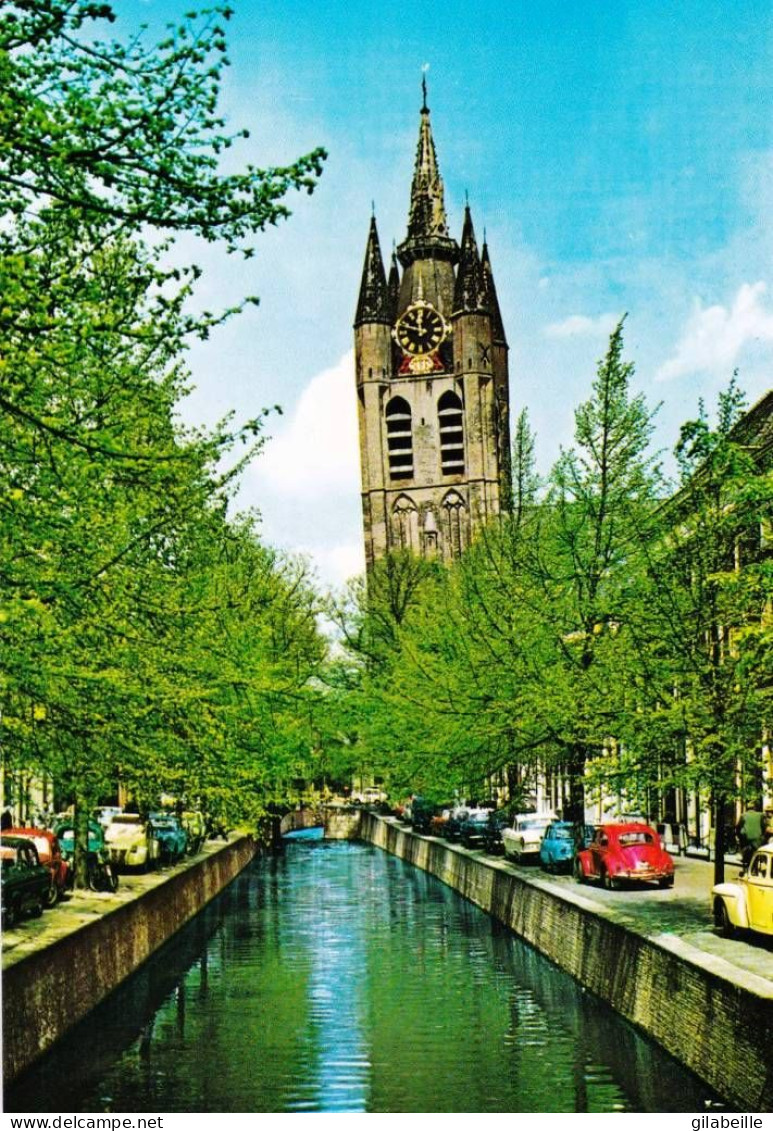 DELFT - Zuid Holland - Oude - Delft Met Oude - Kerk - Delft