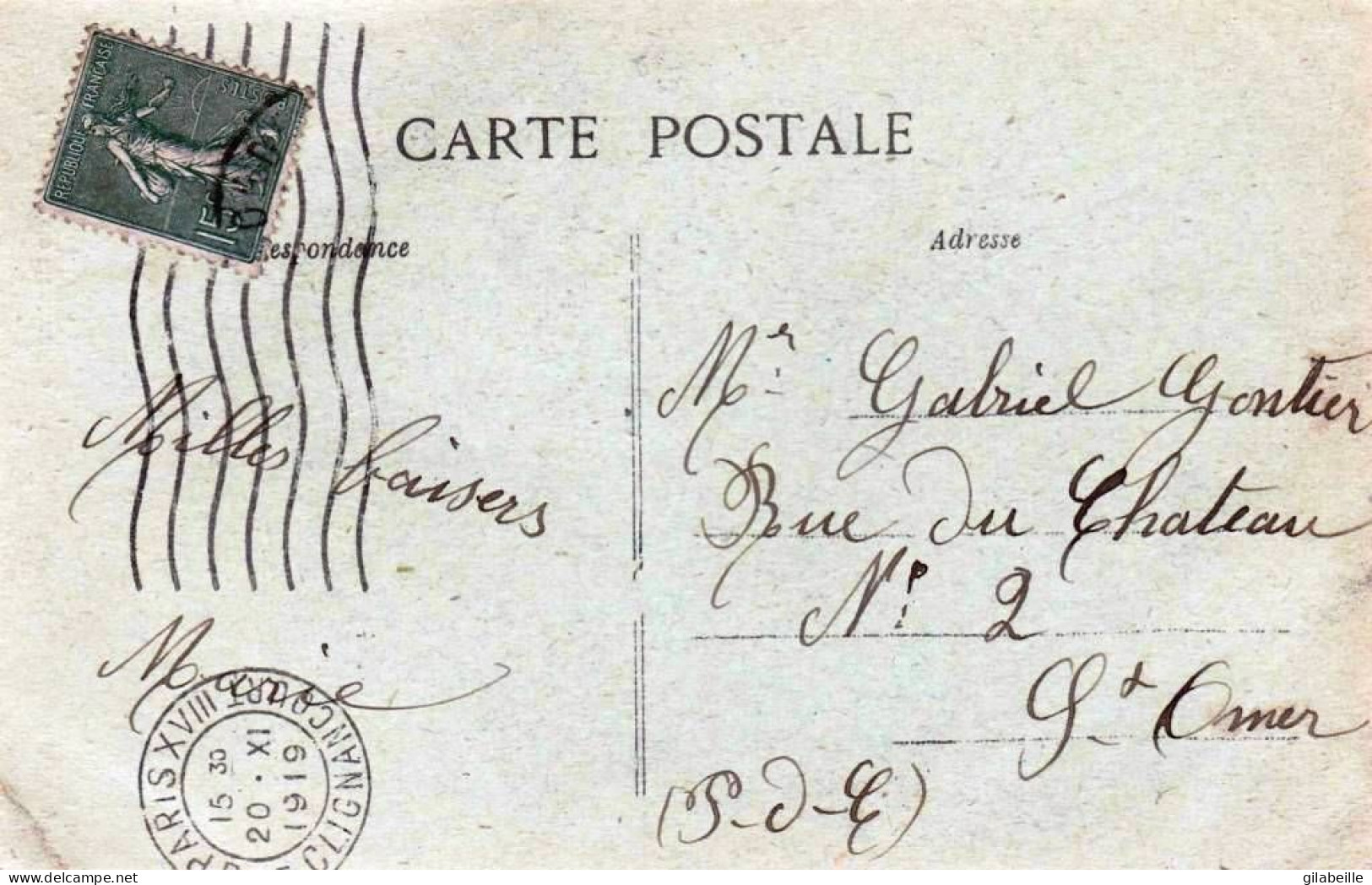 75 - PARIS 18 -  La Sirene De Montmartre - Souvenir De 1918 - Arrondissement: 18