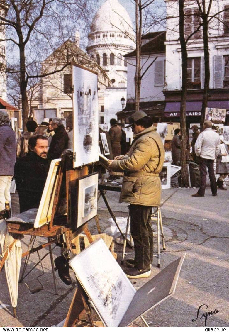 75 - PARIS 18 - Montmartre - La Place Du Tertre Et Ses Peintres - Arrondissement: 18