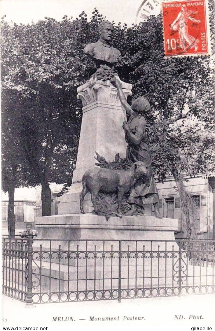 77 - Seine Et Marne -  MELUN - Monument Pasteur - Melun