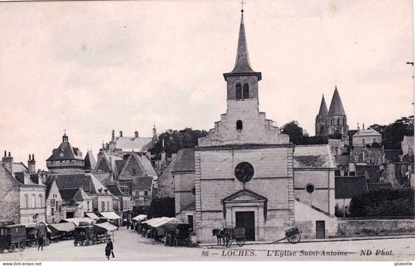 37 - Indre Et Loire -  LOCHES - L Eglise Saint Antoine - Loches