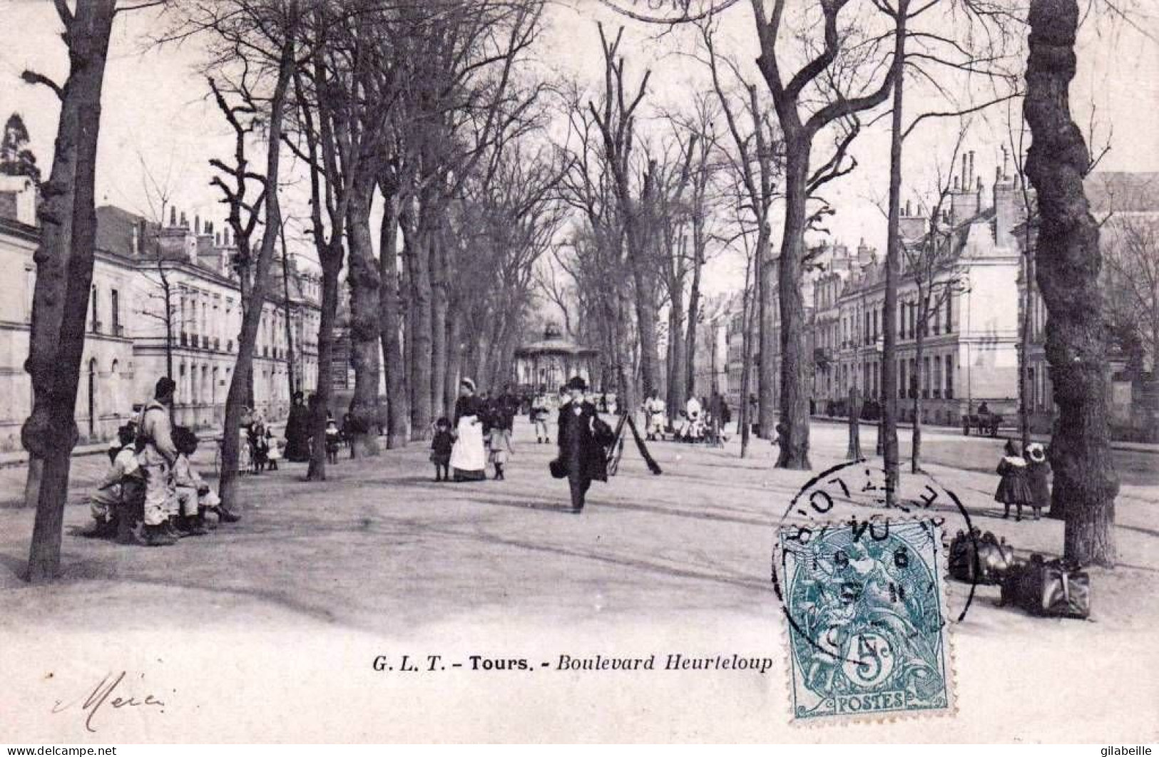 37 - Indre Et Loire -  TOURS -  Le Boulevard Heurteloup - Tours