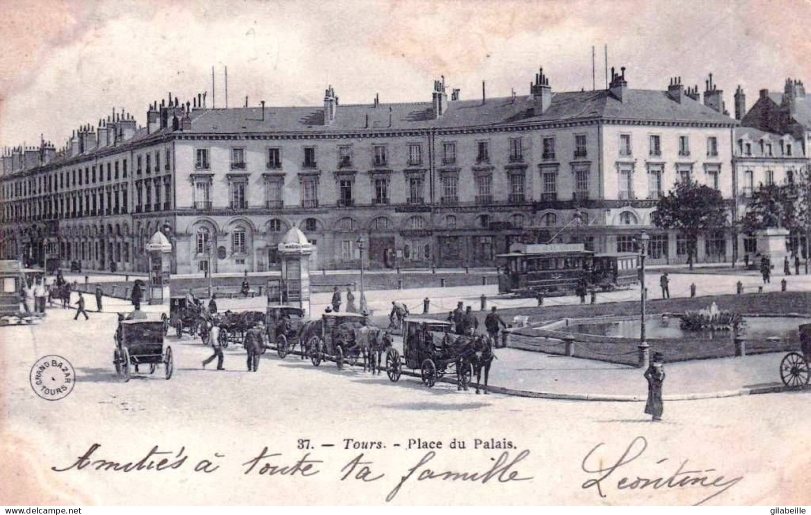 37 - Indre Et Loire -  TOURS -  Place Du Palais - Tours