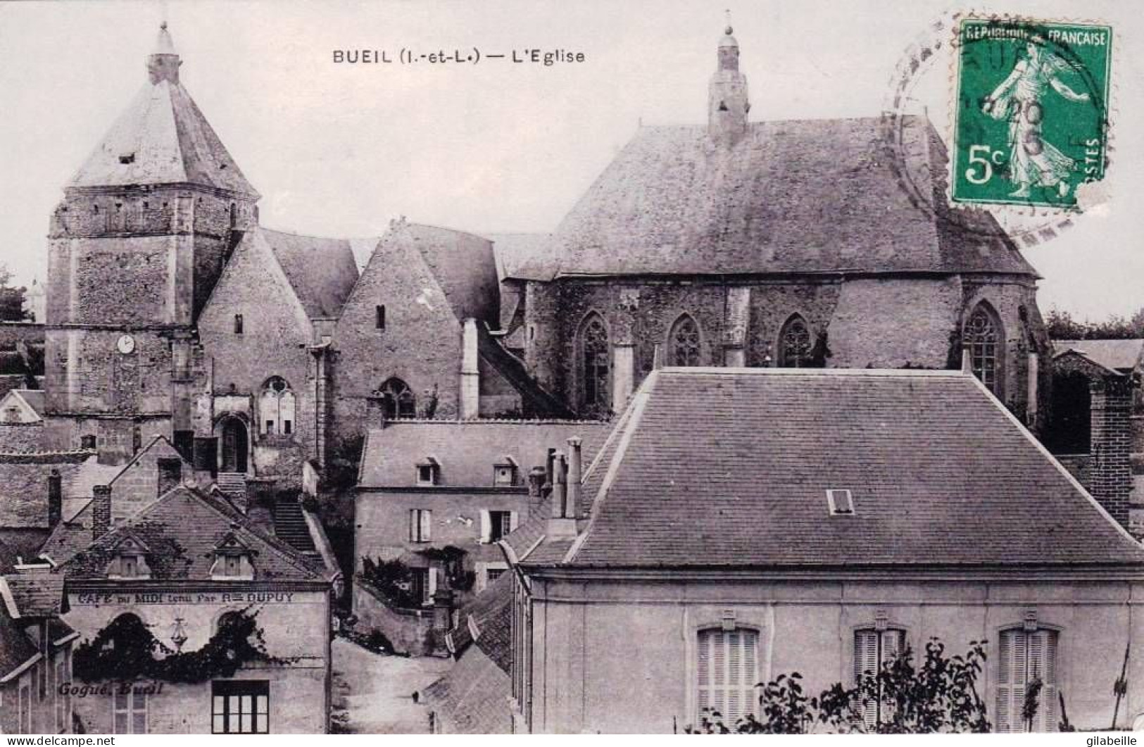 37 - Indre Et Loire -  BUEIL En TOURAINE - L église - Autres & Non Classés
