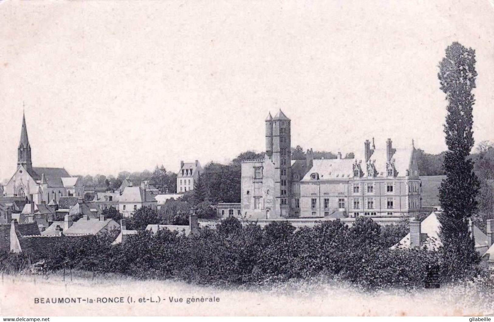 37 - Indre Et Loire -  BEAUMONT La RONCE - Vue Generale - Beaumont-la-Ronce