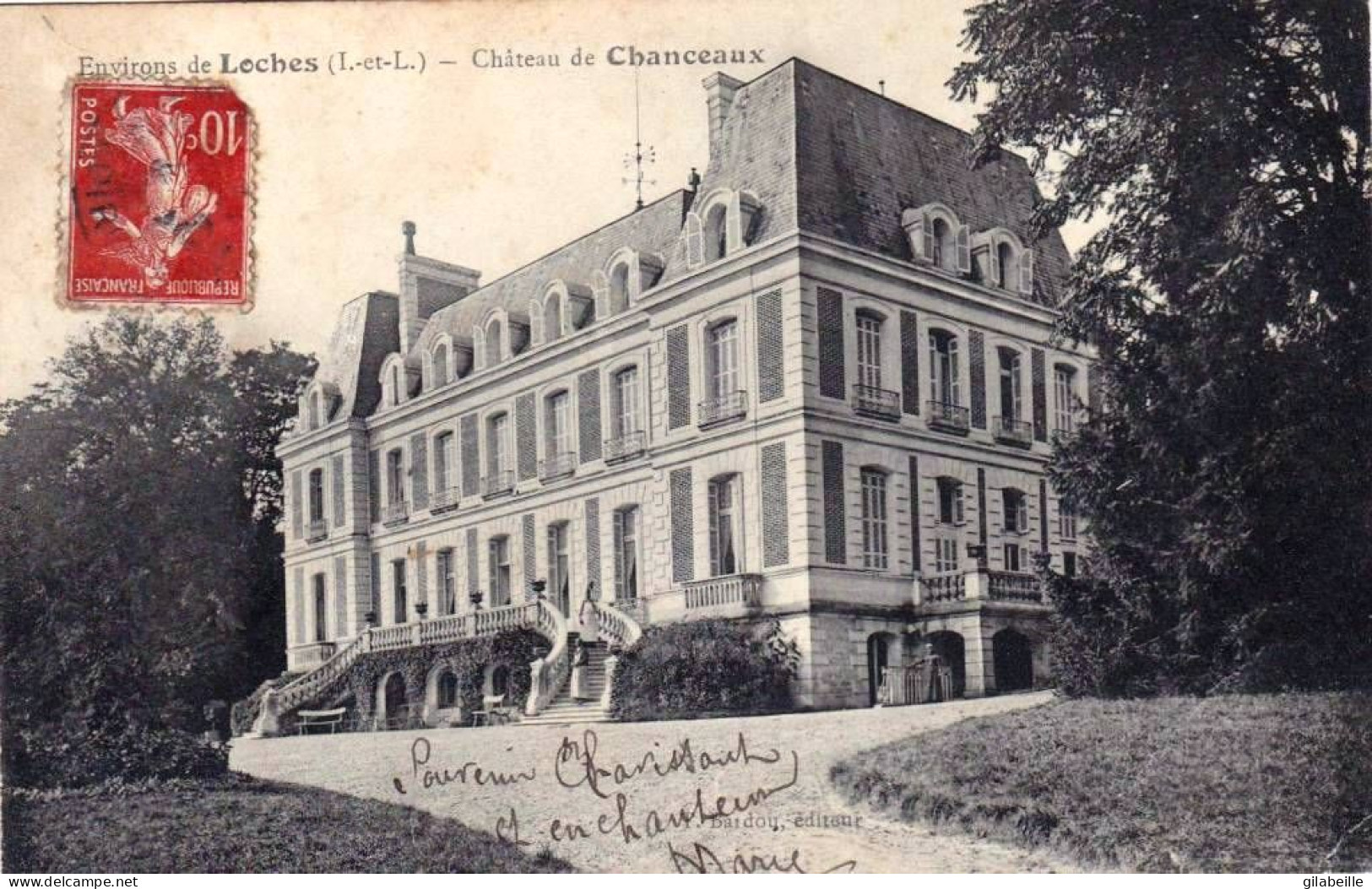 37 - Indre Et Loire -  Chateau De CHANCEAUX ( Environs De Loches ) - Autres & Non Classés