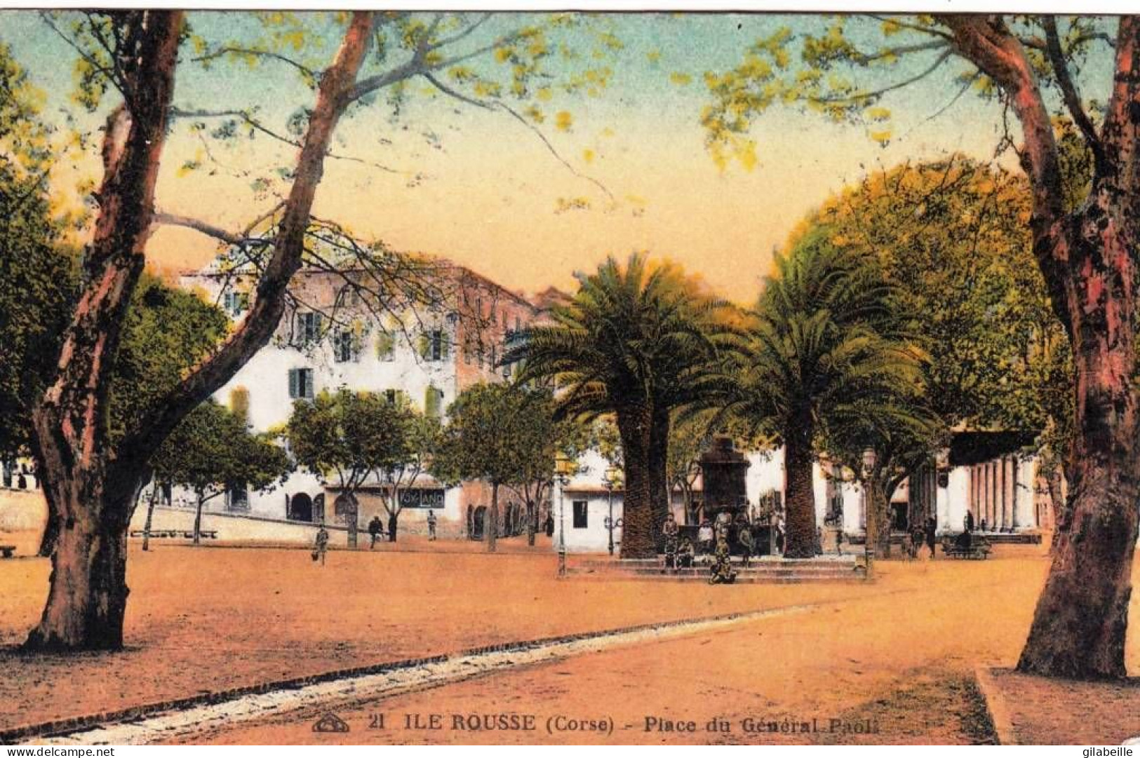 20 - Corse - ILE ROUSSE - Place Du General Paoli - Autres & Non Classés