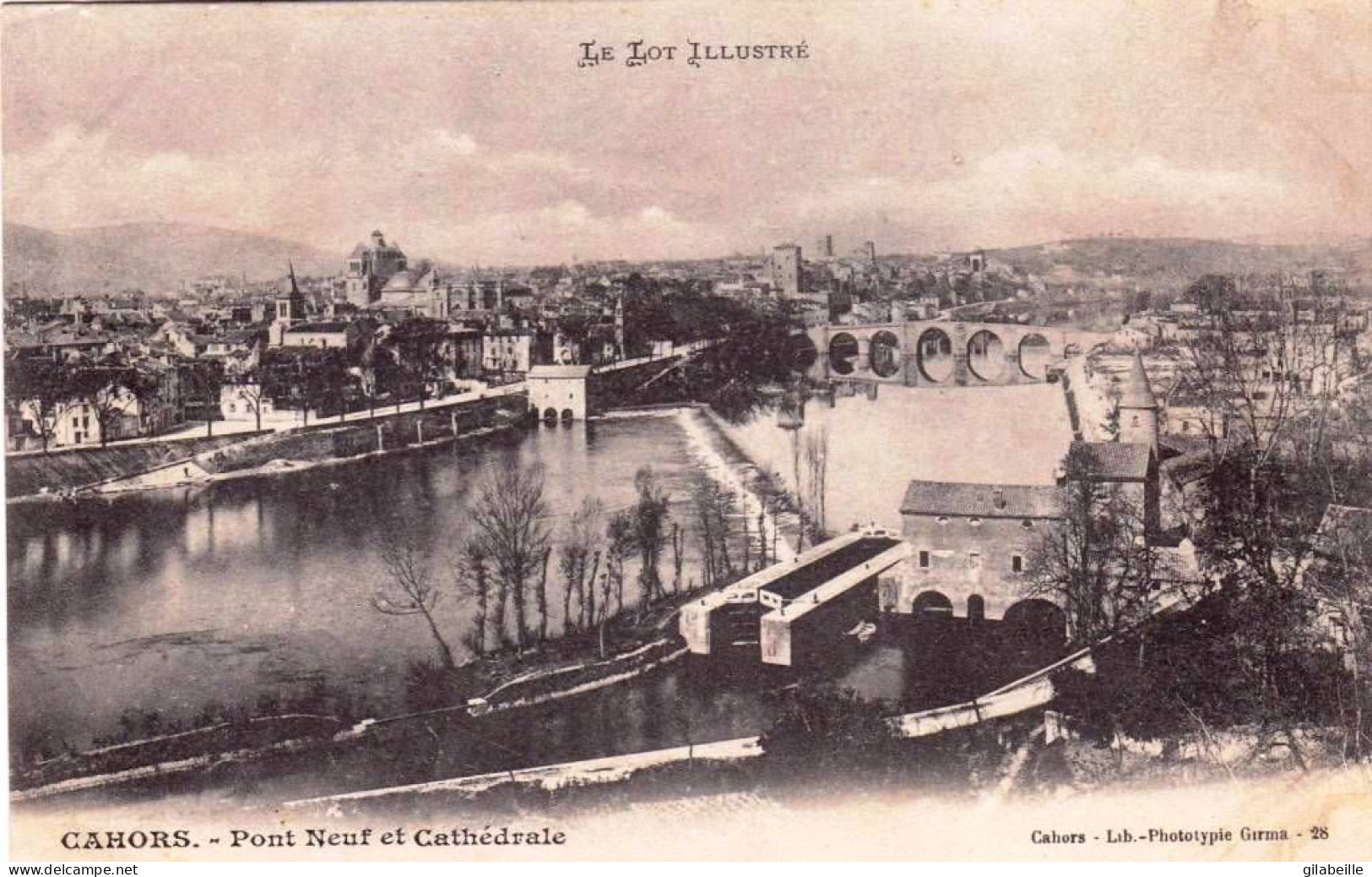 46 - Lot -  CAHORS -  Pont Neuf Et Cathedrale - Cahors
