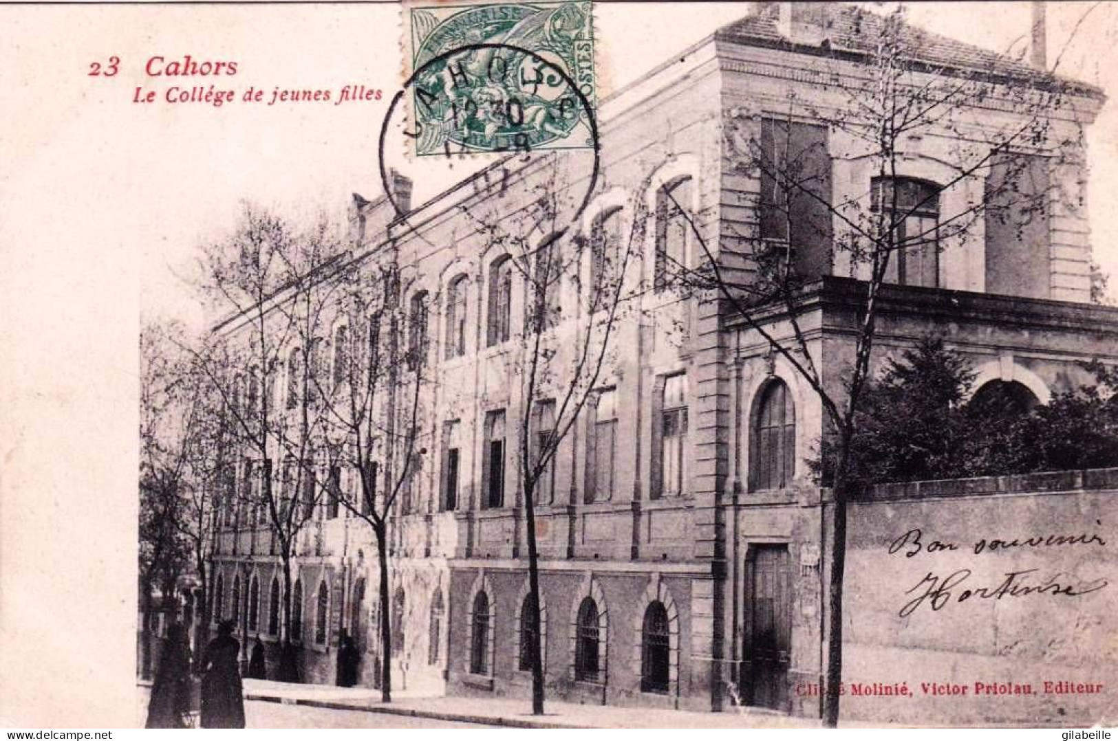 46 - Lot -  CAHORS - Le College De Jeunes Filles - Cahors