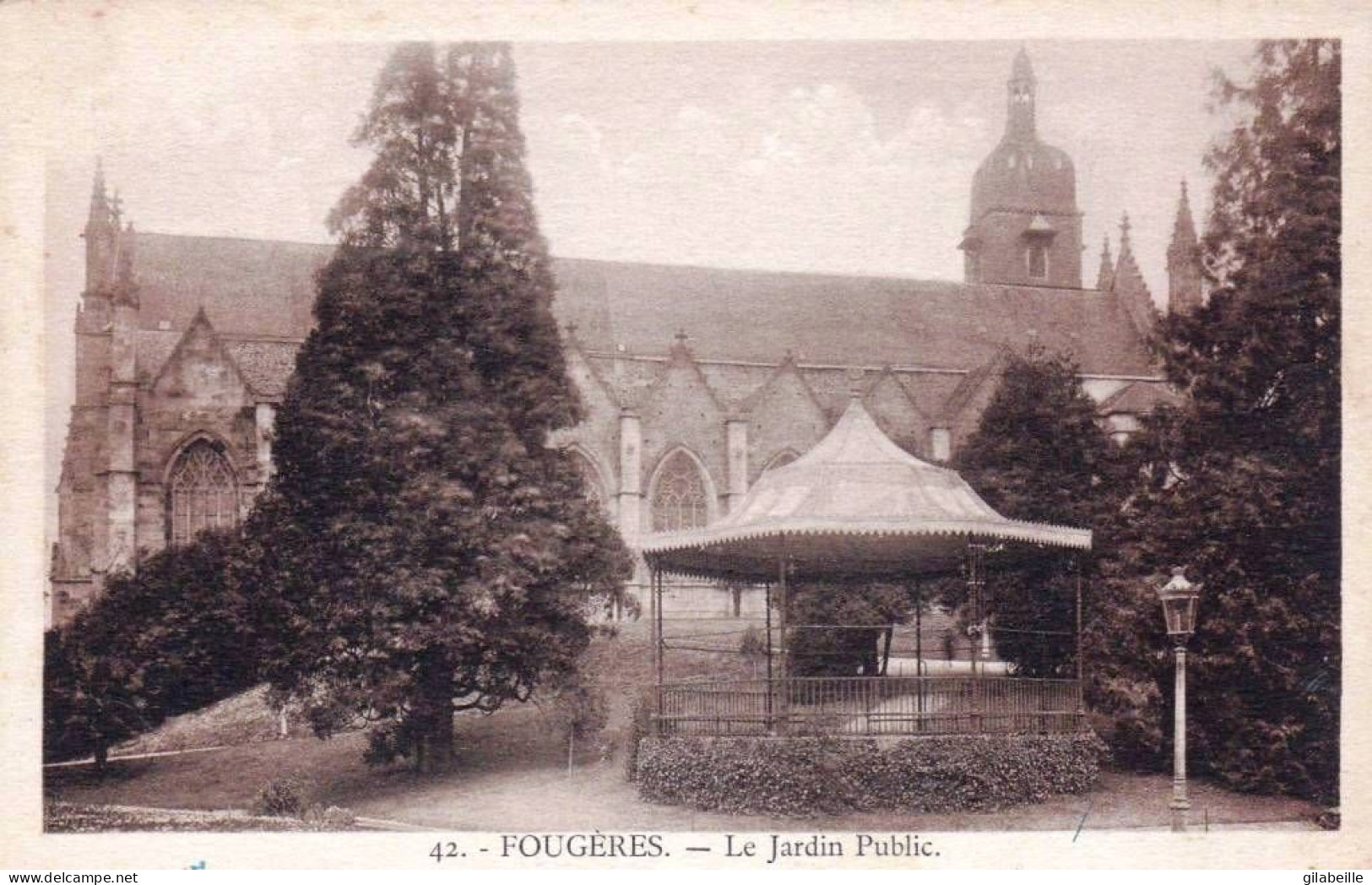 35 - Ille Et Vilaine - FOUGERES - Le Jardin Public - Fougeres