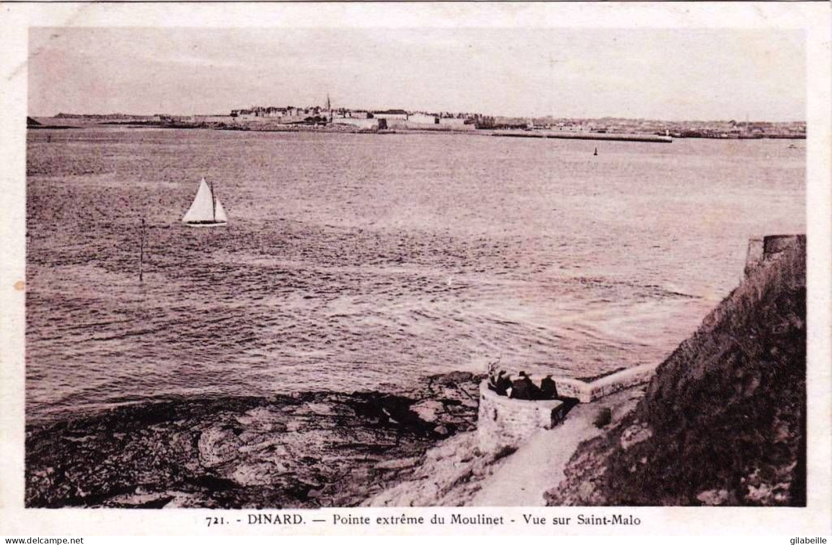 35 - Ille Et Vilaine -   DINARD - Pointe Extreme Du Moulinet - Vue Sur Saint Malo - Dinard