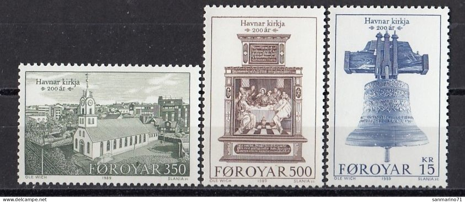 FAROE ISLANDS 179-181,unused (**) - Faroe Islands