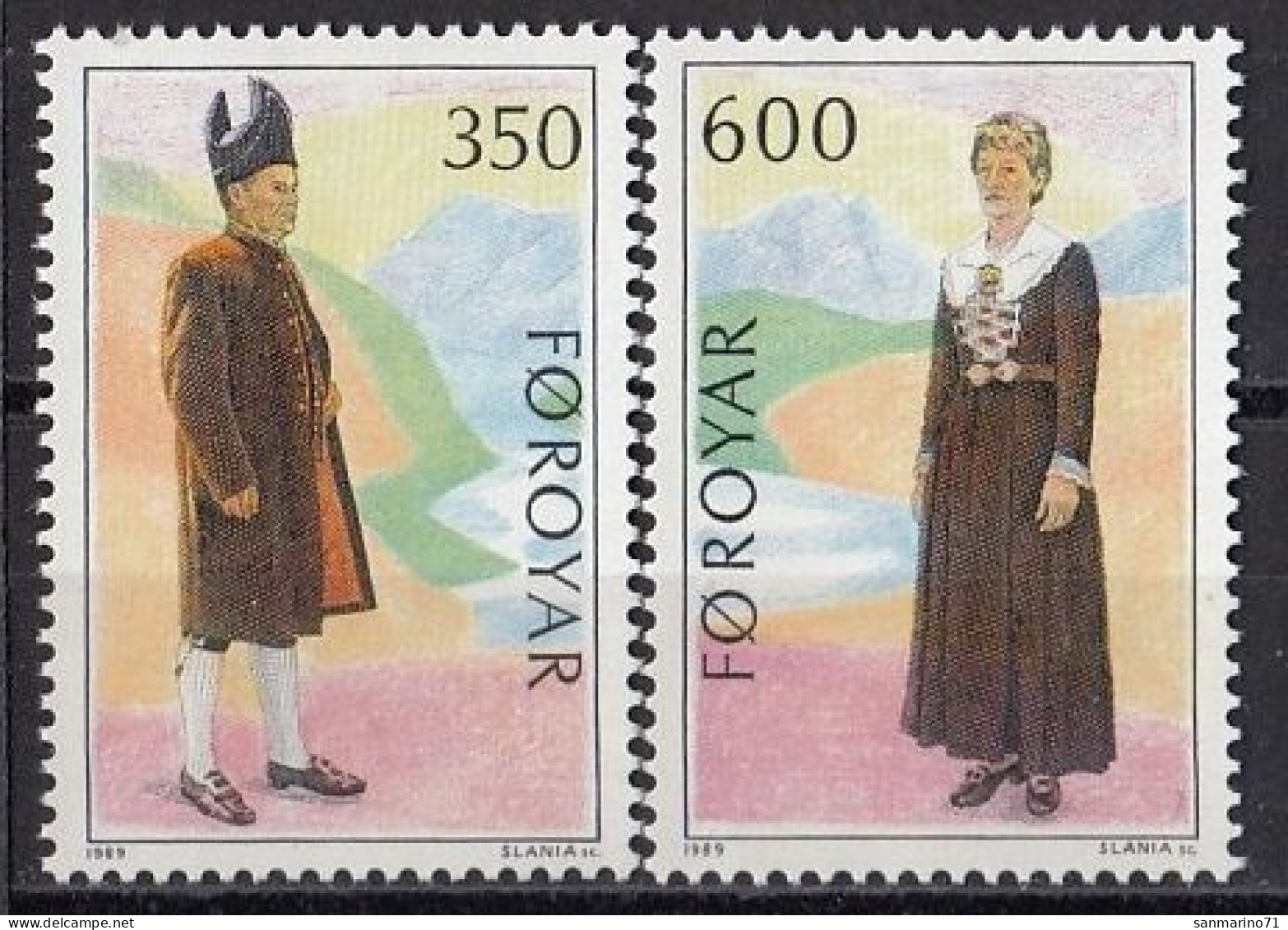 FAROE ISLANDS 182-183,unused (**) - Färöer Inseln