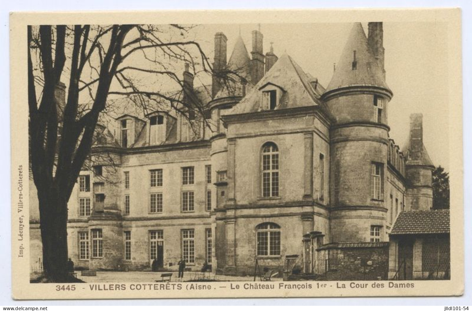 Villers-Cotterêts, Le Château François 1er, La Cour Des Dames (lt 10) - Villers Cotterets