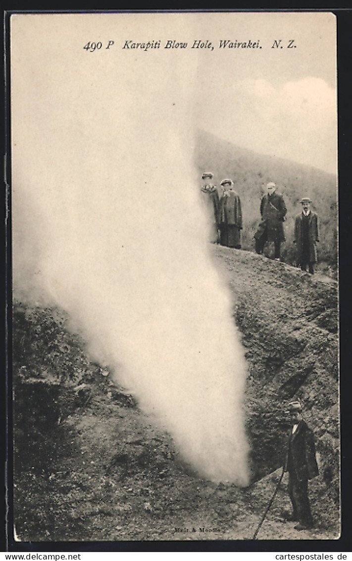 AK Wairakei, Karapiti Blow Hole, Geysir  - Neuseeland