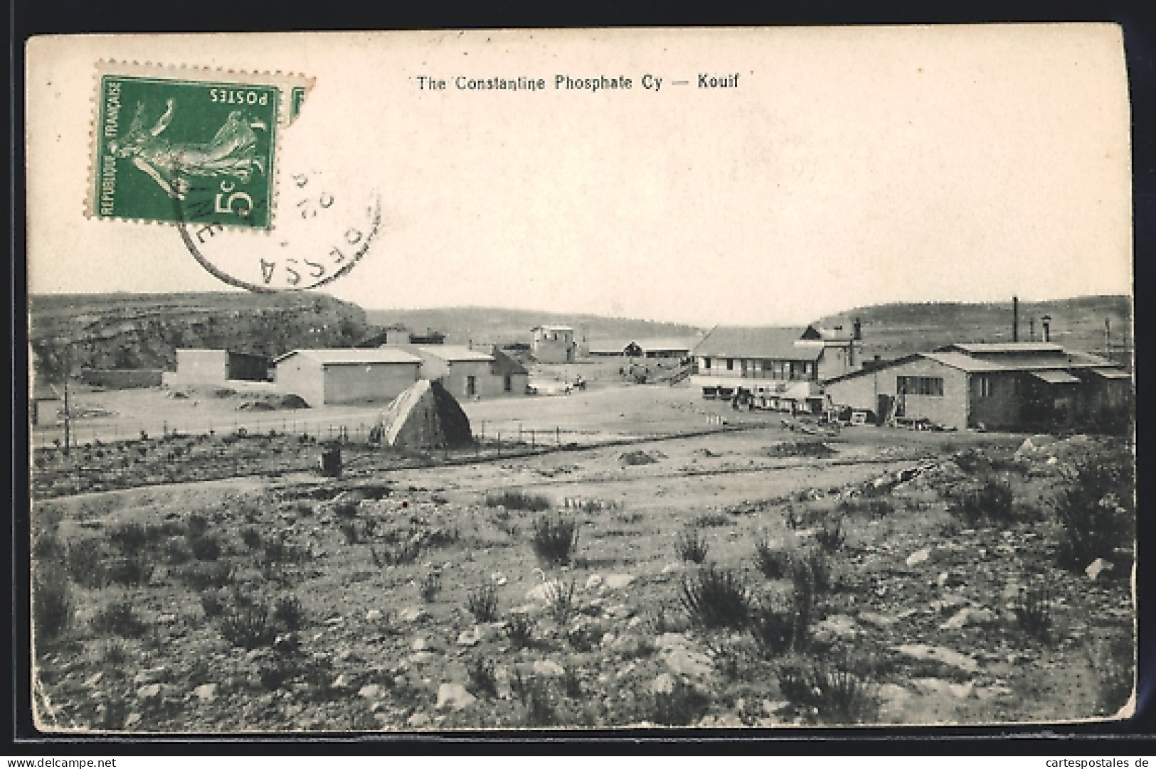 CPA Kouif, Cie Des Phosphates De Constantine, Bergbau  - Algerien