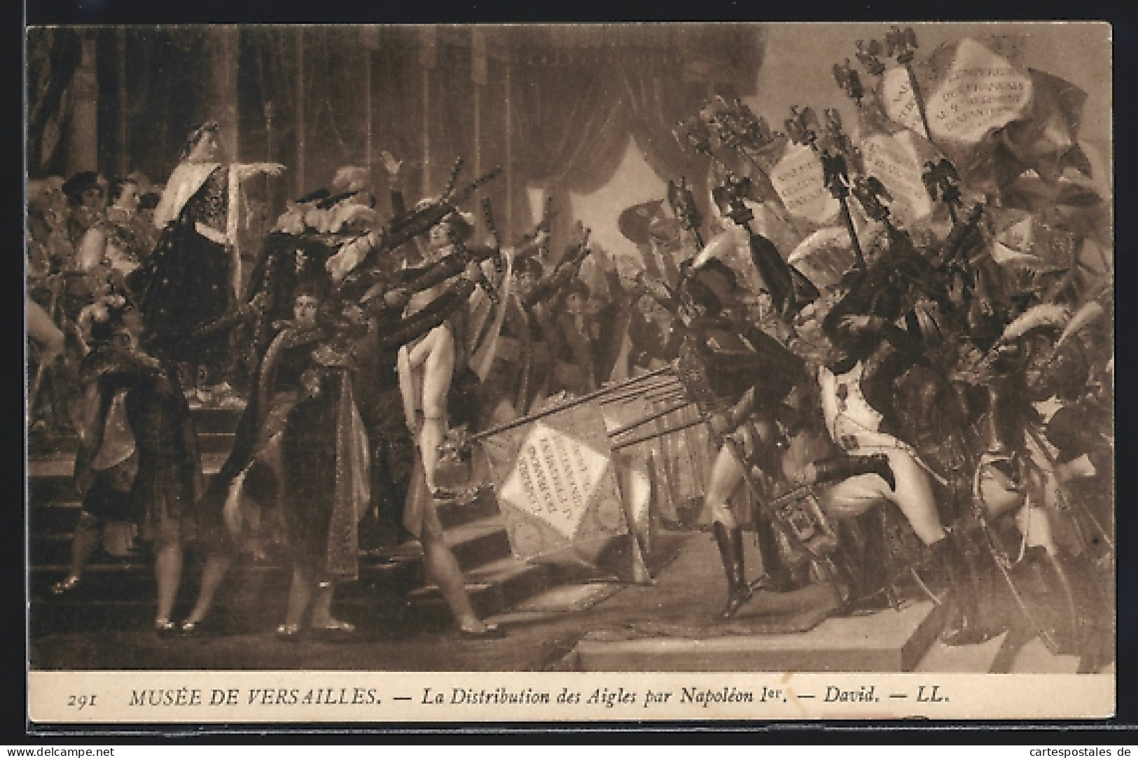 AK La Distribution Des Aigles Par Napoleon 1er  - Historical Famous People