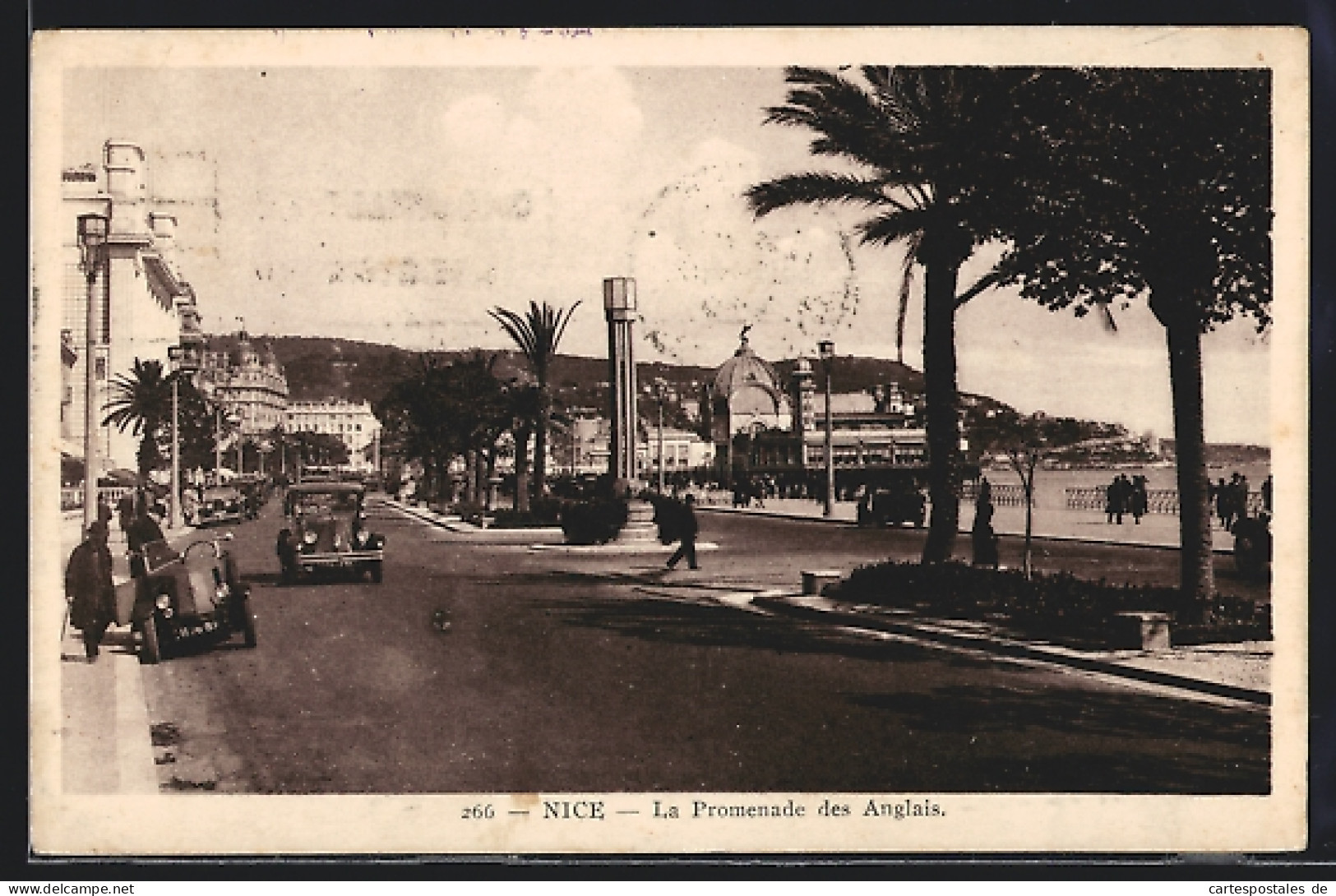 CPA Nice, La Promenade Des Anglais  - Autres & Non Classés