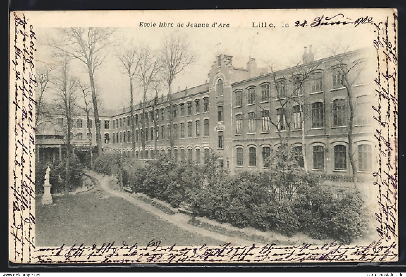 CPA Lille, Ecole Libre De Jeanne D`Arc  - Lille