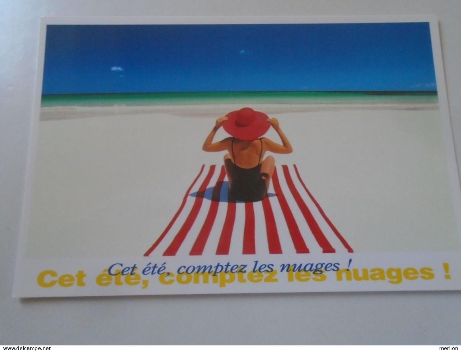 D203139  CPM    Les Voeux De L'été - Cet été, Comptez Les Nuages! - Paul Ricard 1997 - Publicité