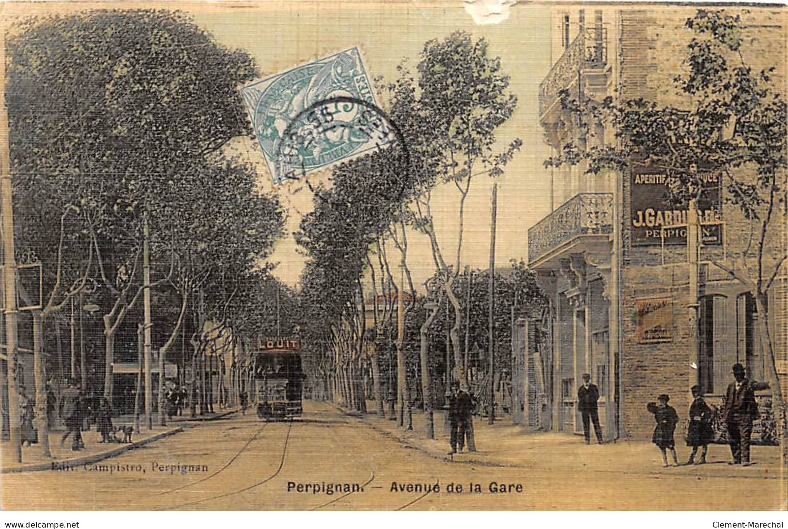 PERPIGNAN - Avenue De La Gare - état - Perpignan