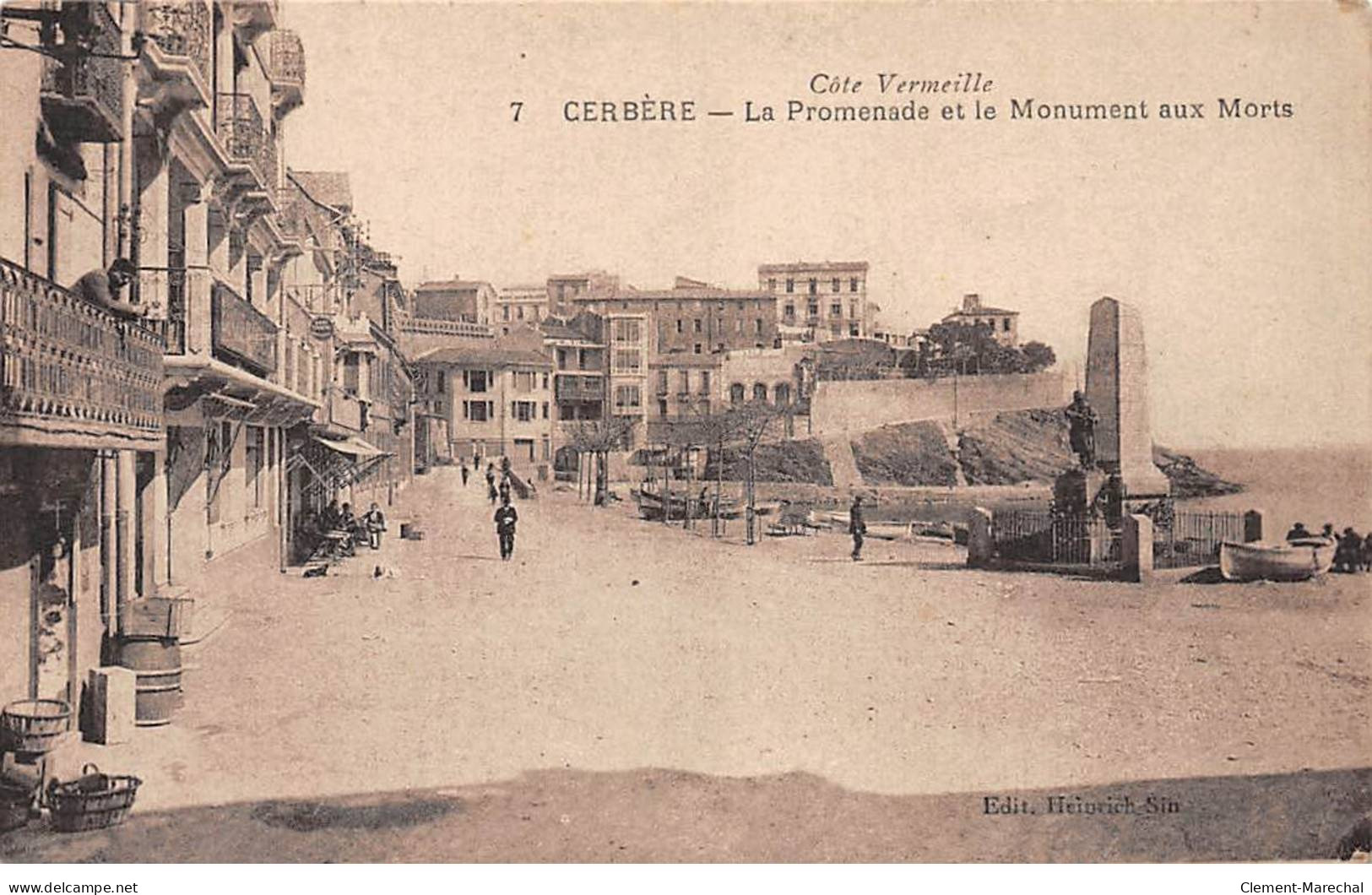CERBERE - La Promenade Et Le Monument Aux Morts - Très Bon état - Cerbere