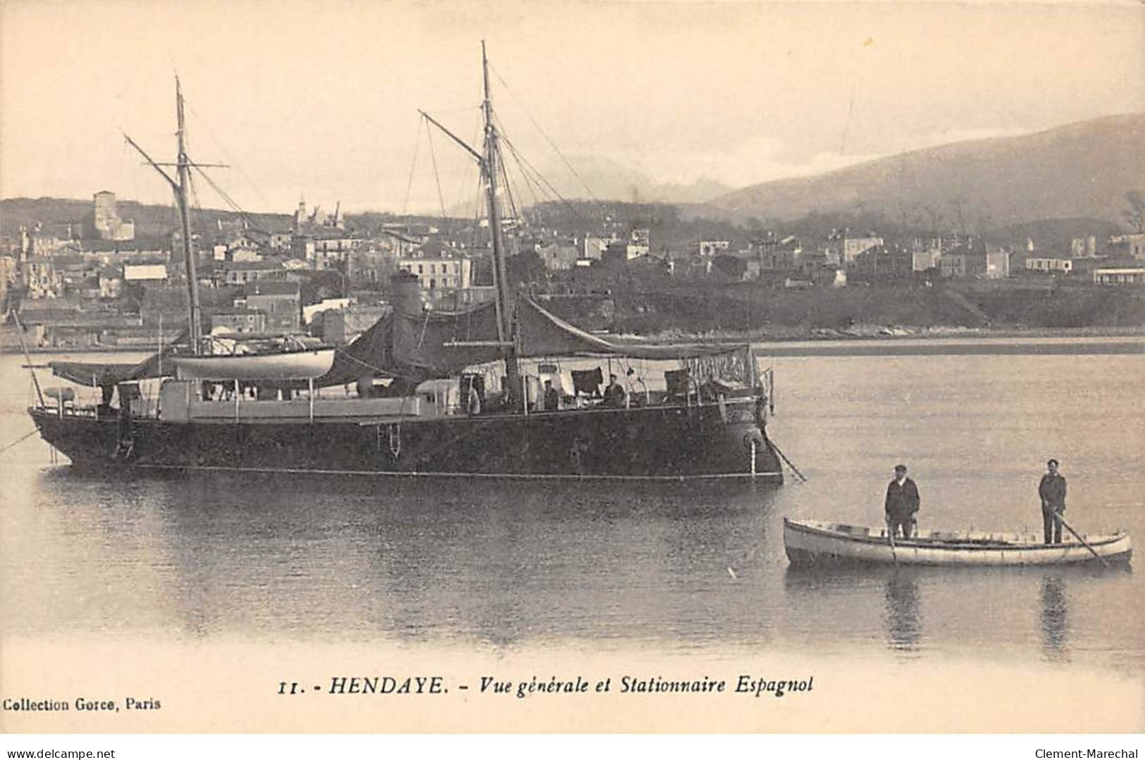 HENDAYE - Vue Générale Et Stationnaire Espagnol - Très Bon état - Hendaye