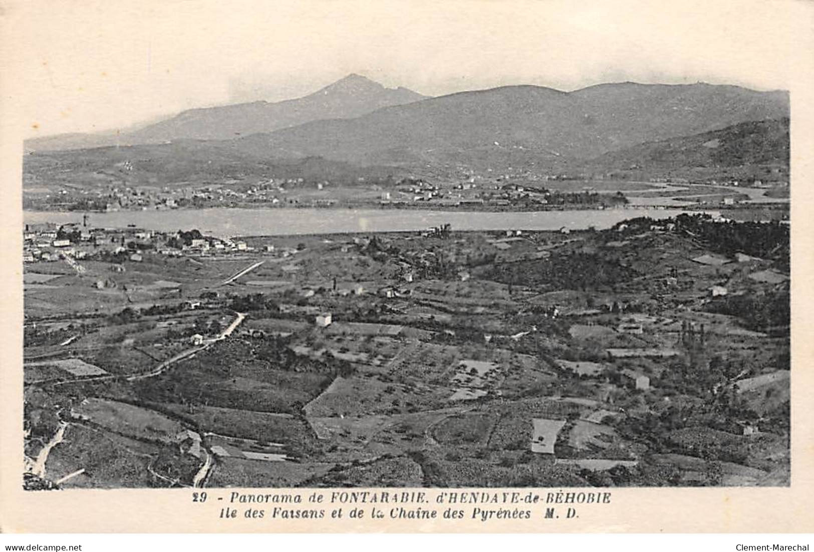 Panorama De FONTARABIE, D'HENDAYE Et De BEHOBIE - Très Bon état - Autres & Non Classés