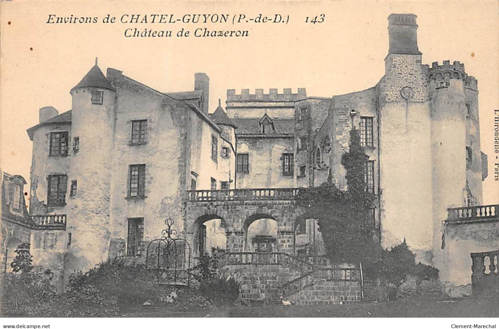 Environs De CHATEL GUYON - Château De CHAZERON - Très Bon état - Châtel-Guyon