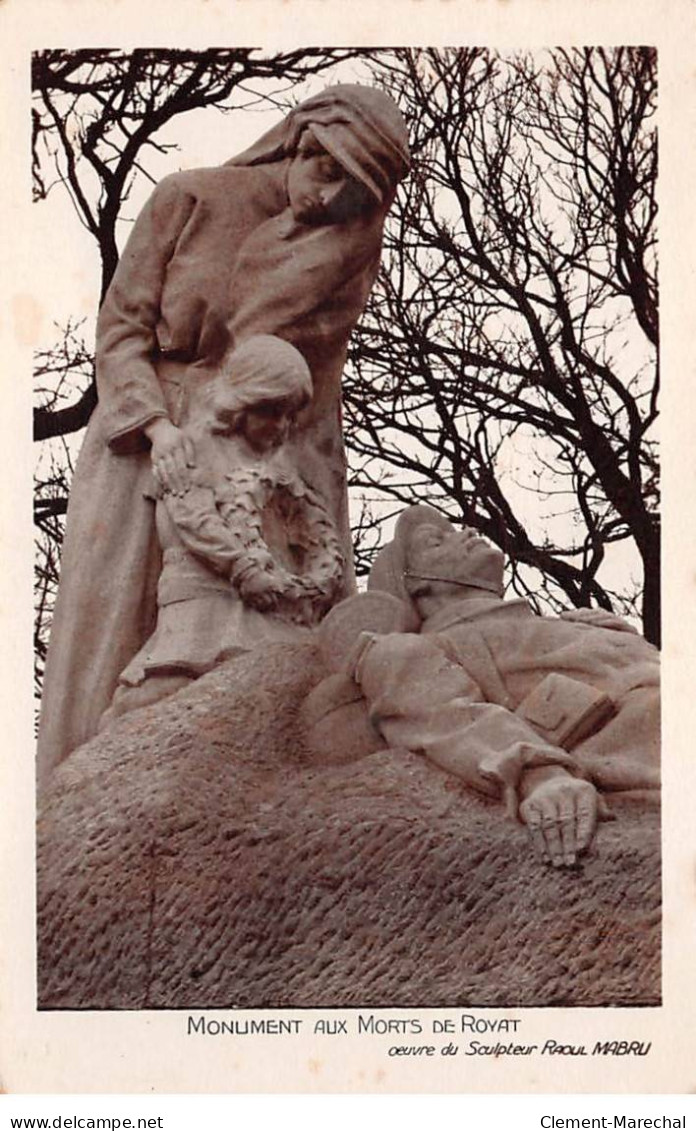 Monument Aux Morts De ROYAT - Très Bon état - Royat