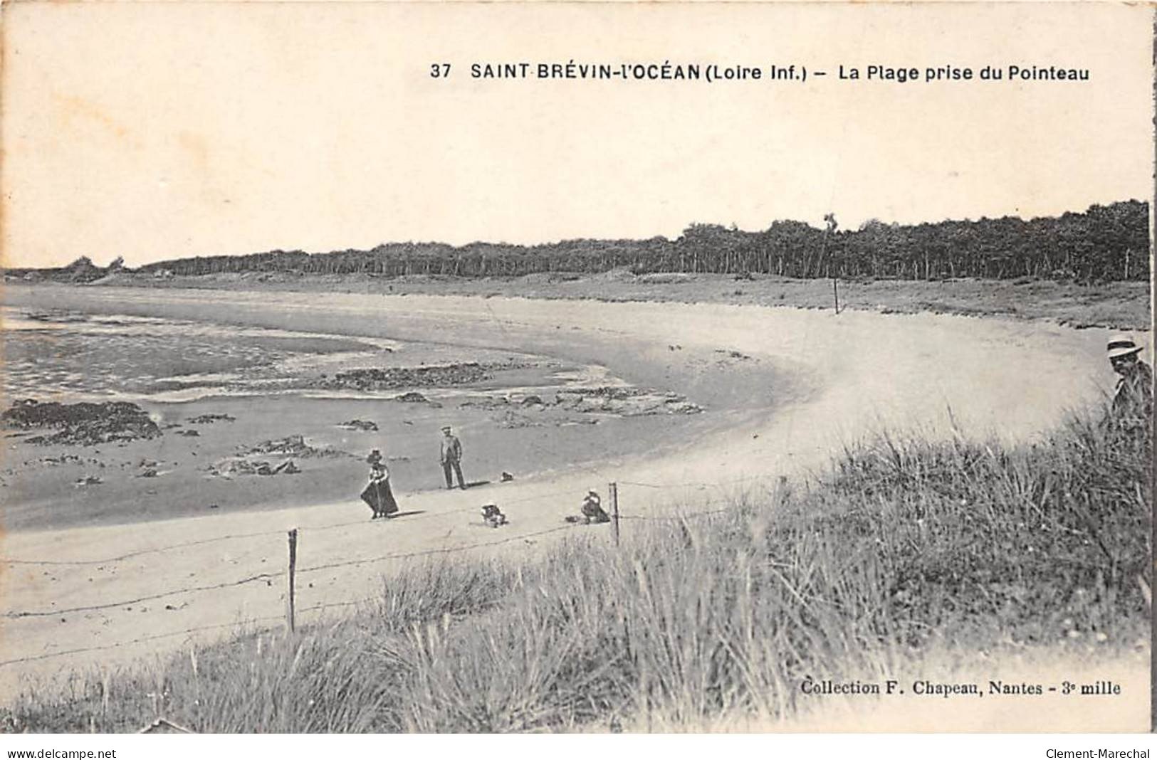 SAINT BREVIN L'OCEAN - La Plage Prise Du Pointeau - Très Bon état - Saint-Brevin-l'Océan