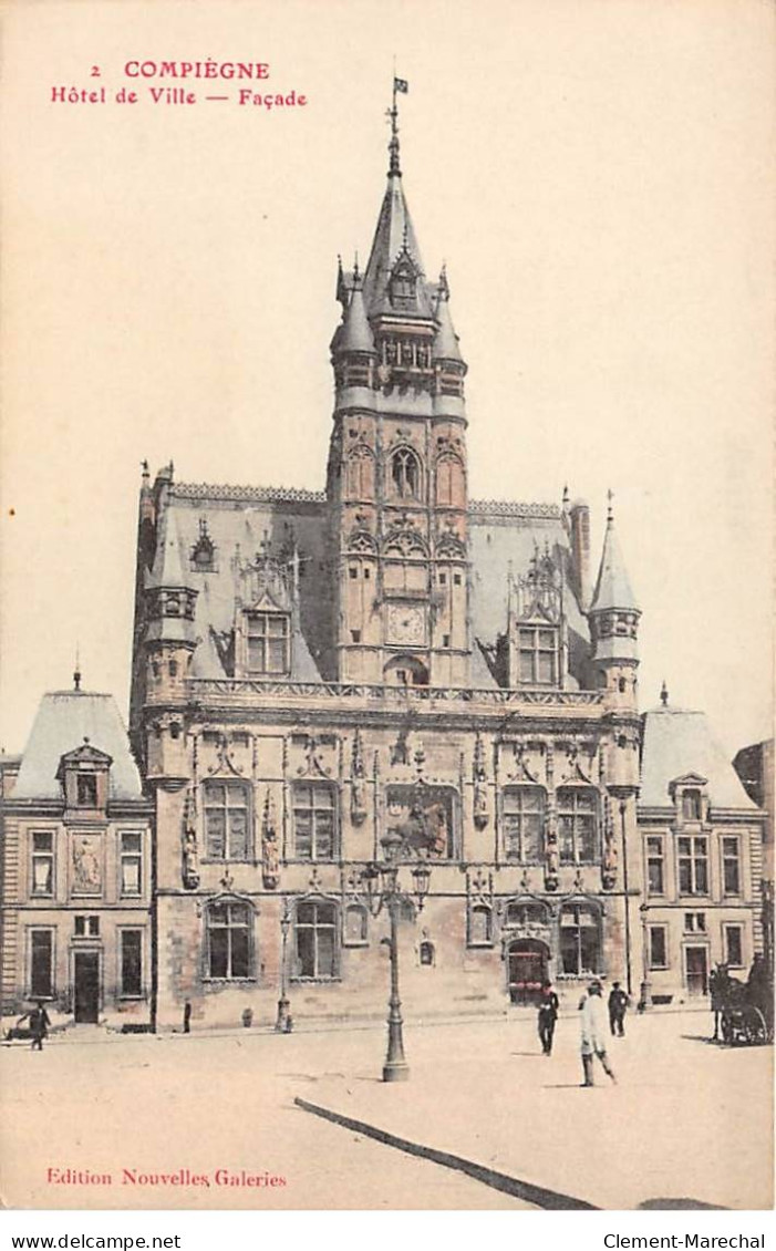 COMPIEGNE - Hôtel De Ville - Façade - Très Bon état - Compiegne