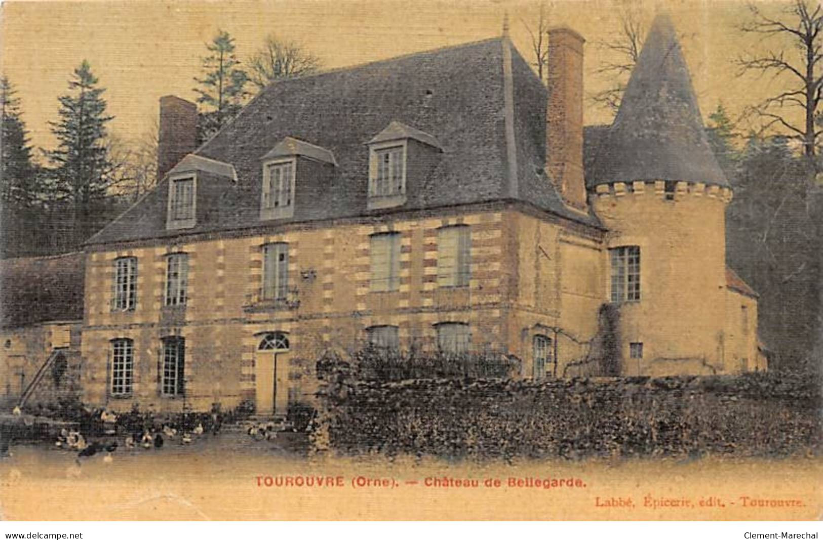 TOUROUVRE - Château De Bellegarde - Très Bon état - Sonstige & Ohne Zuordnung