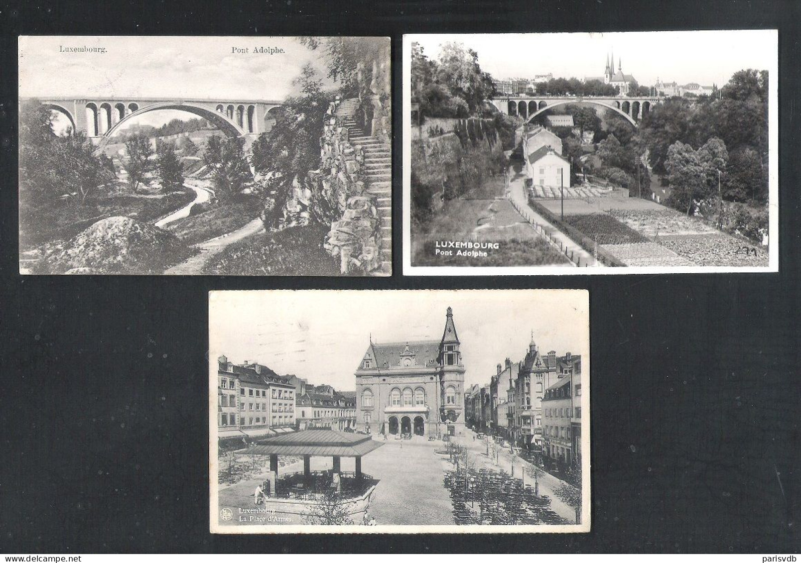 LUXEMBOURG   -  LUXEMBOURG  - 3 CPA   (L 171) - Luxemburg - Stadt