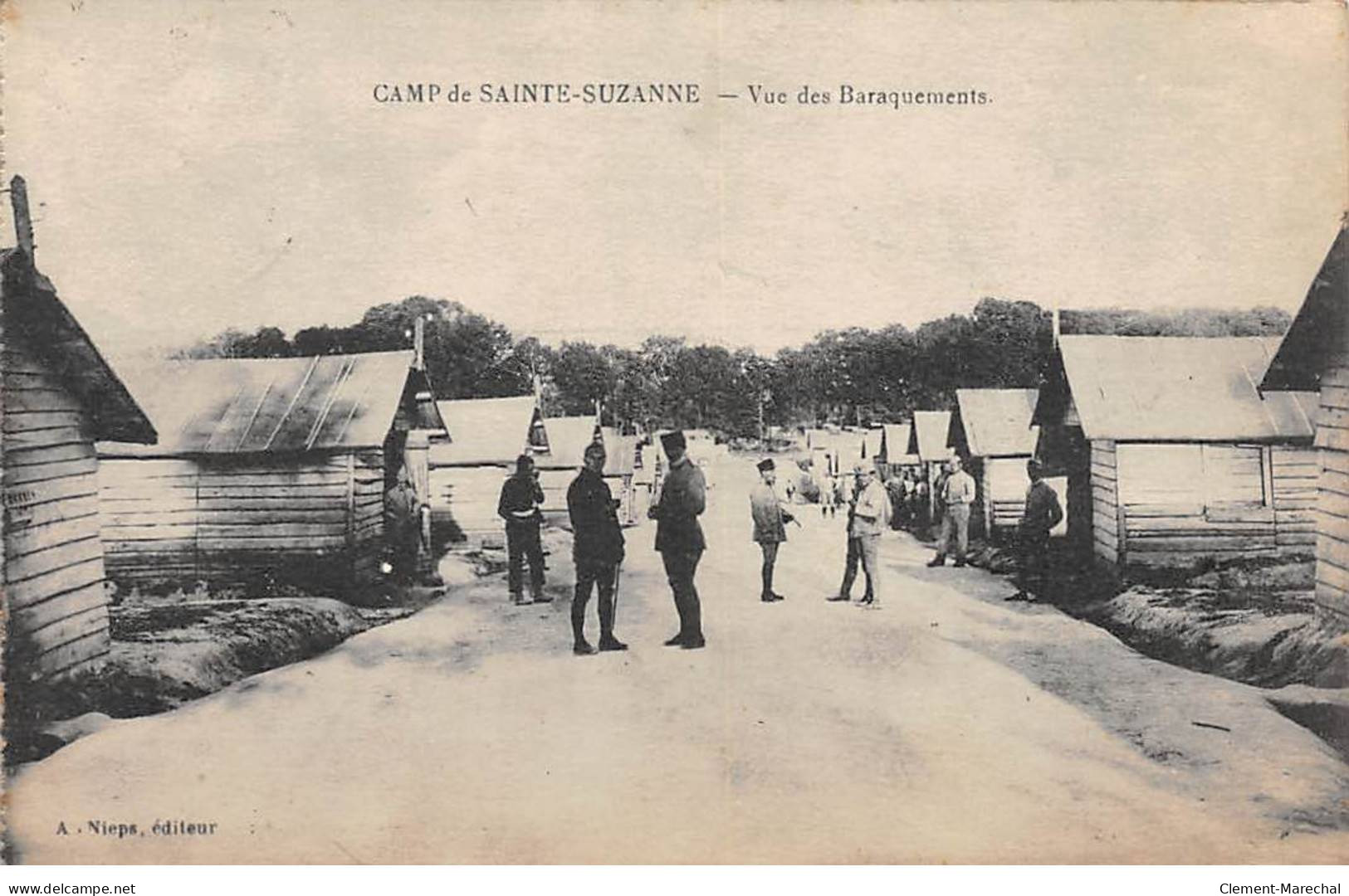 Camp De SAINTE SUZANNE - Vue Des Baraquements - Très Bon état - Sainte Suzanne