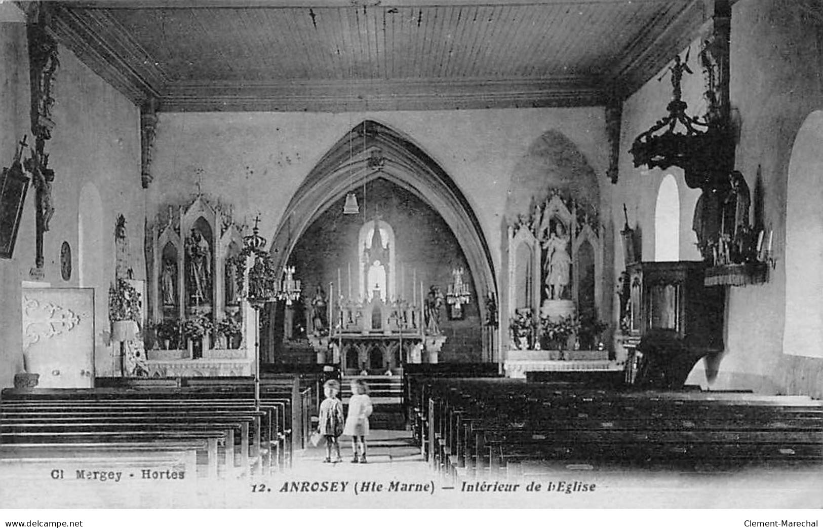 ANROSEY - Intérieur De L'Eglise - Très Bon état - Autres & Non Classés