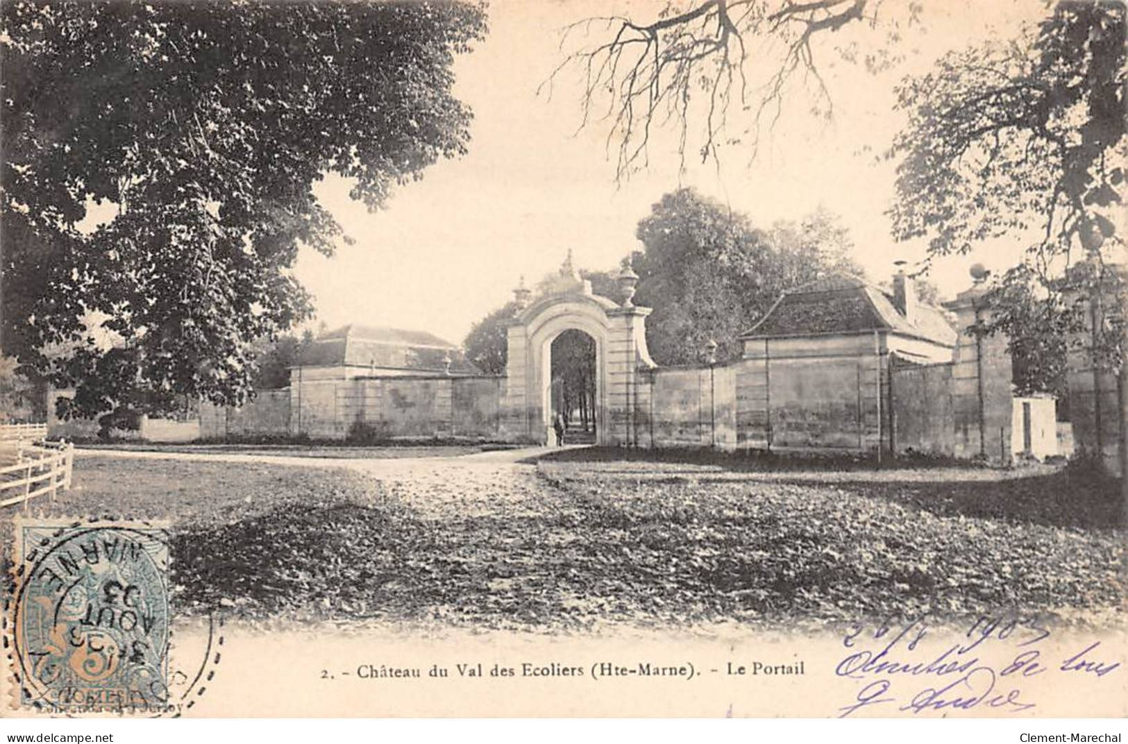 Château Du VAL DES ECOLIERS - Le Portail - Très Bon état - Sonstige & Ohne Zuordnung