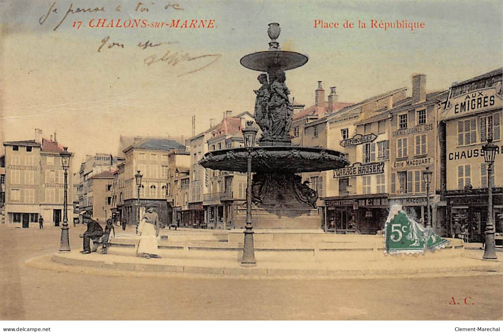 CHALONS SUR MARNE - Place De La République - état - Châlons-sur-Marne