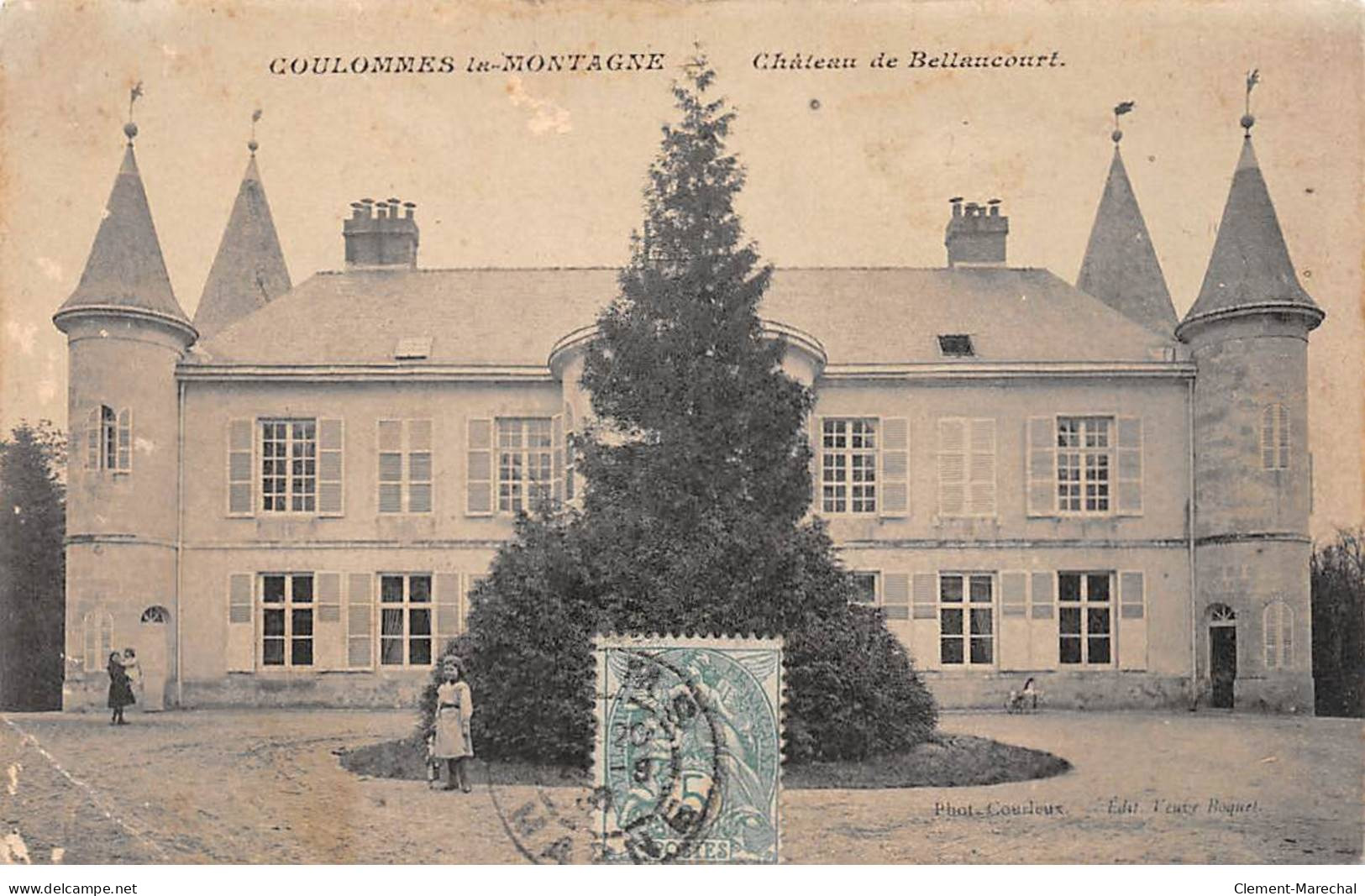 COULOMMES LA MONTAGNE - Château De Bellaucourt - état - Autres & Non Classés