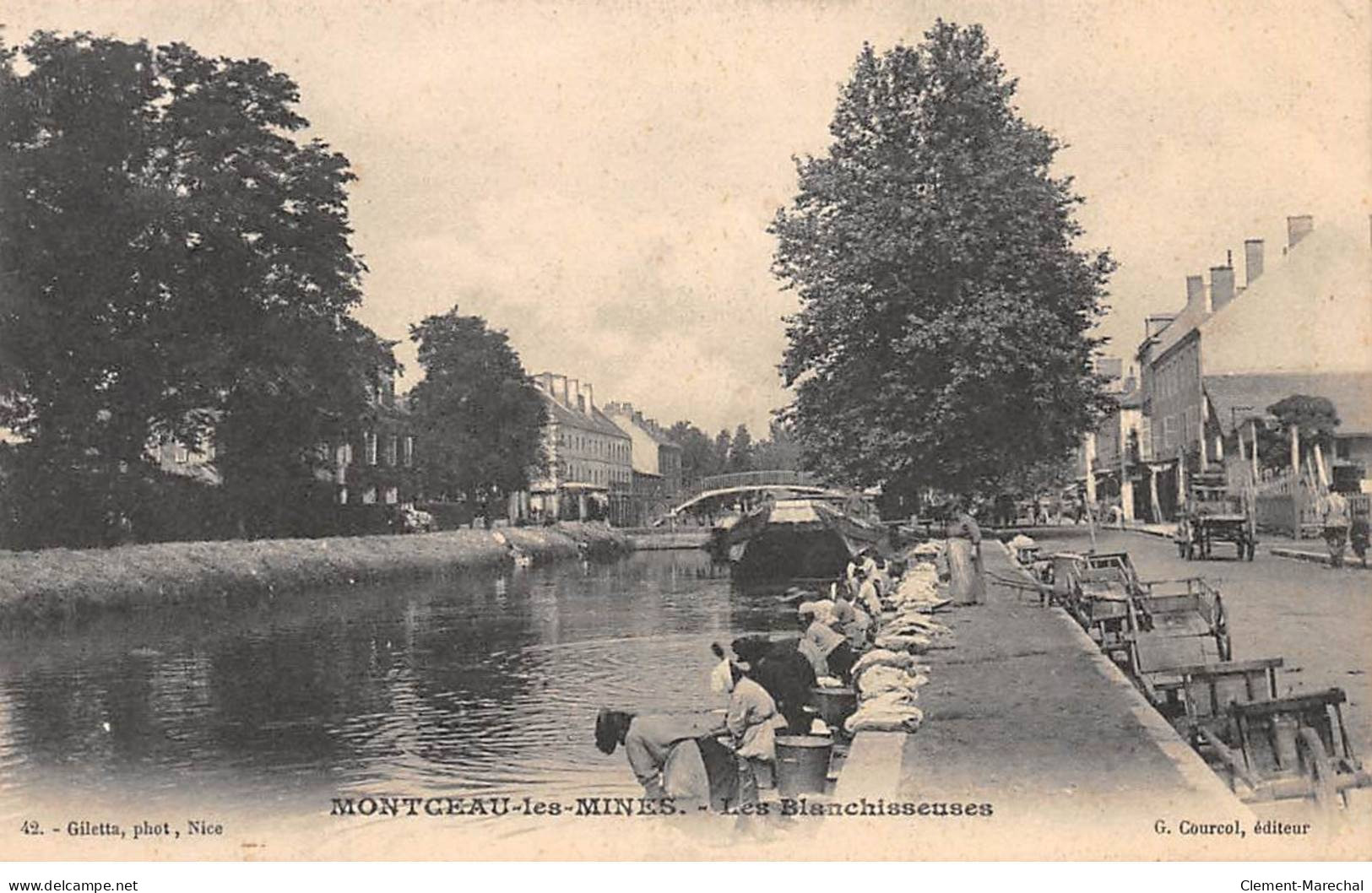 MONTCEAU LES MINES - Les Blanchisseuses - Très Bon état - Montceau Les Mines