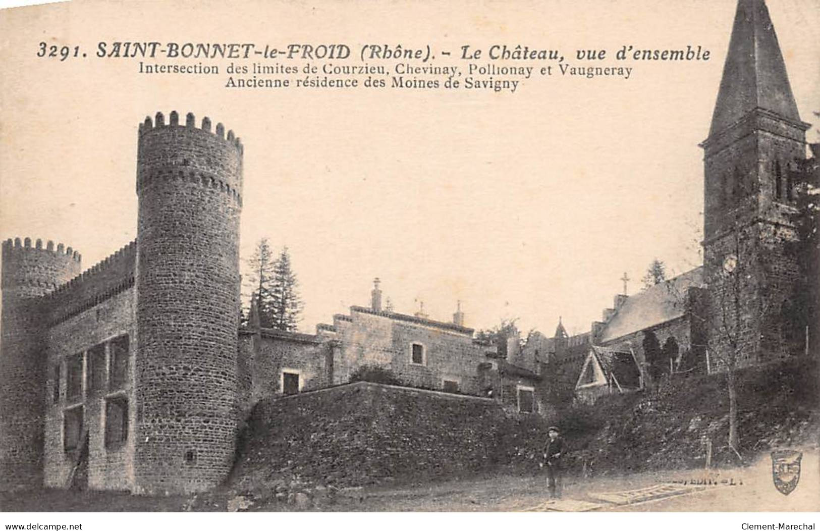 SAINT BONNET LE FROID - Le Château, Vue D'ensemble - Très Bon état - Autres & Non Classés
