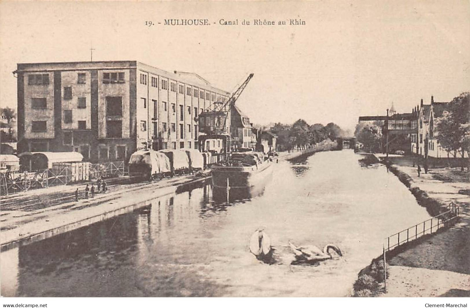 MULHOUSE - Canal Du Rhône Au Rhin - Très Bon état - Mulhouse