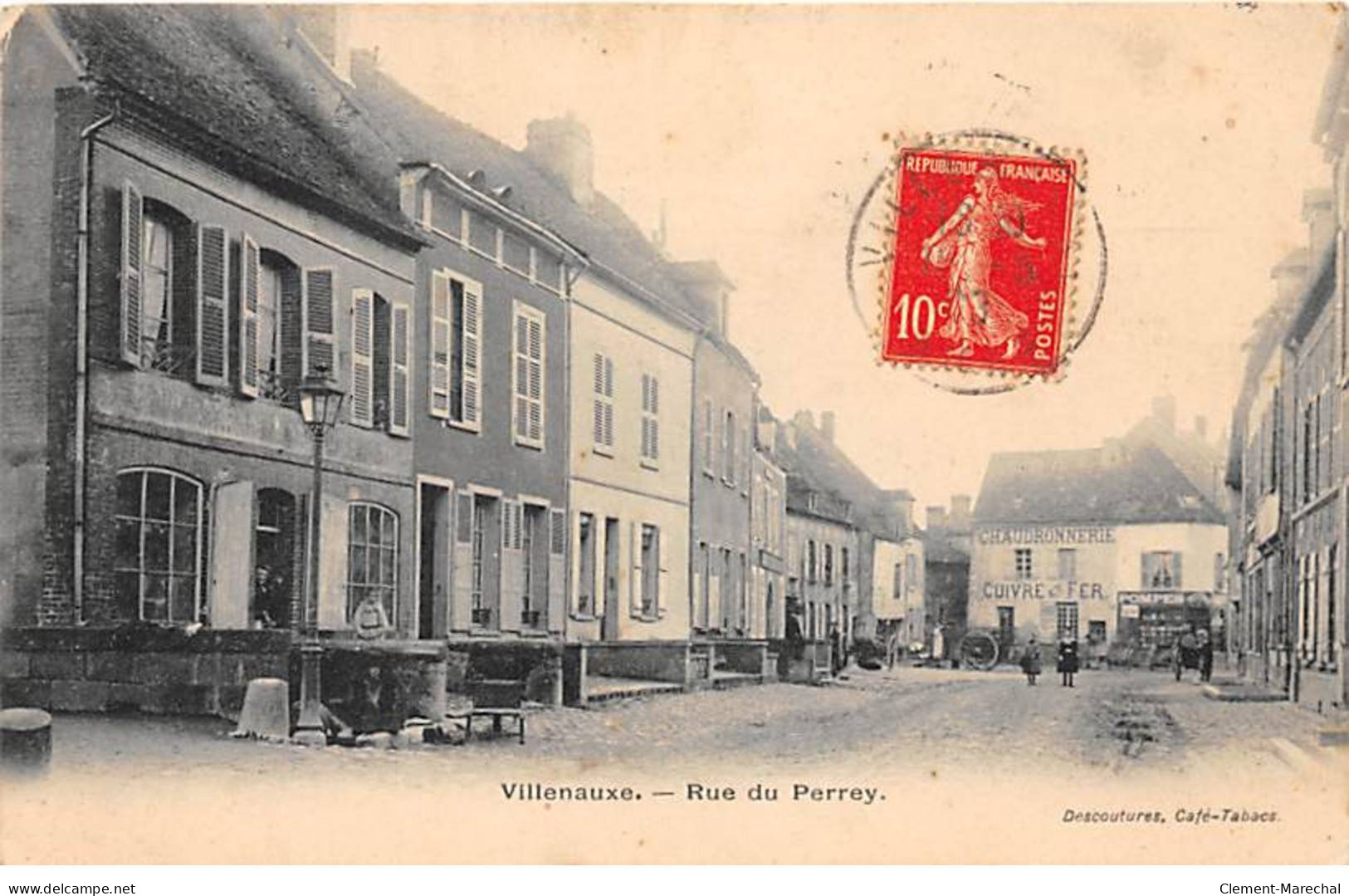 VILLENAUXE - Rue Du Perrey - état - Autres & Non Classés