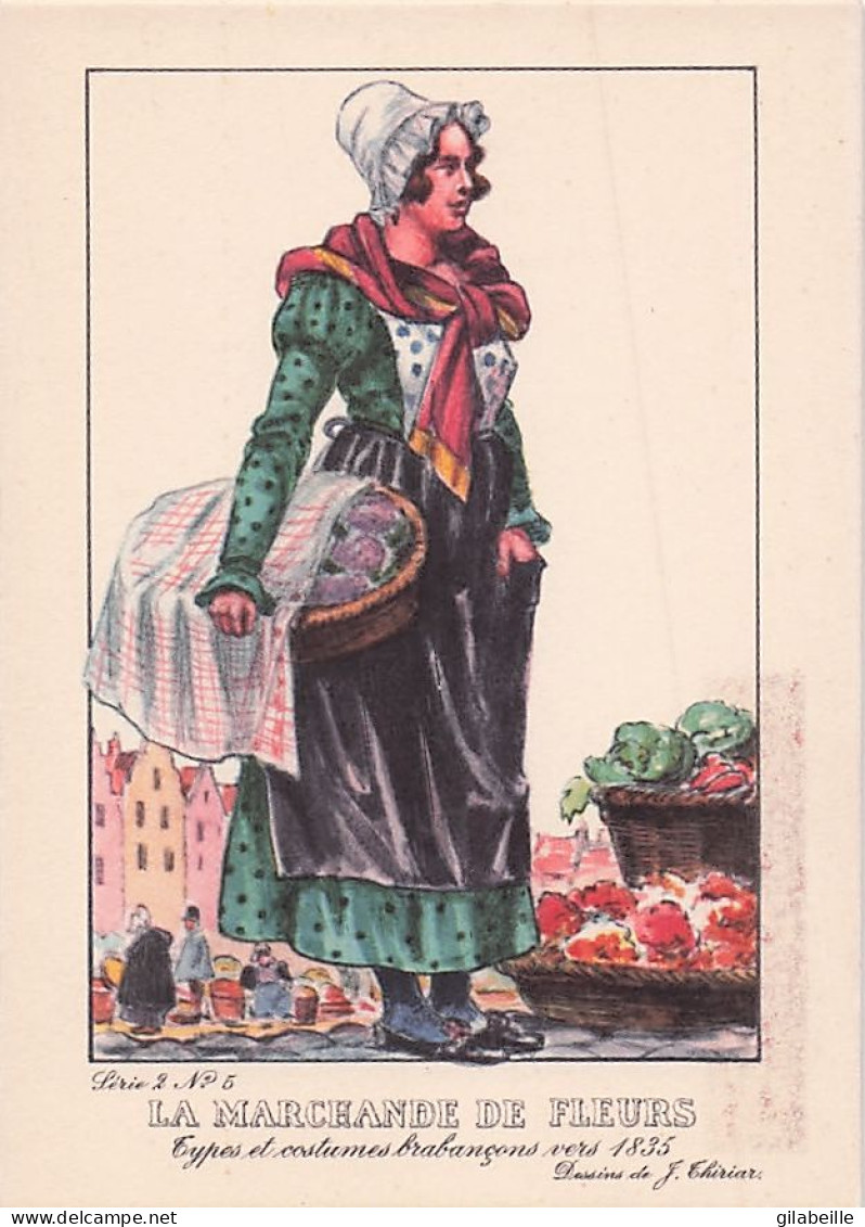Belgique - Types Et Costumes Brabancons Vers 1835 - LOT 17 CARTES - Petits Metiers - Parfait Etat - Collections & Lots