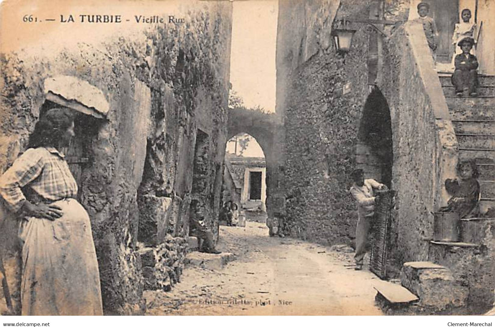 LA TURBIE - Vieille Rue - état - La Turbie