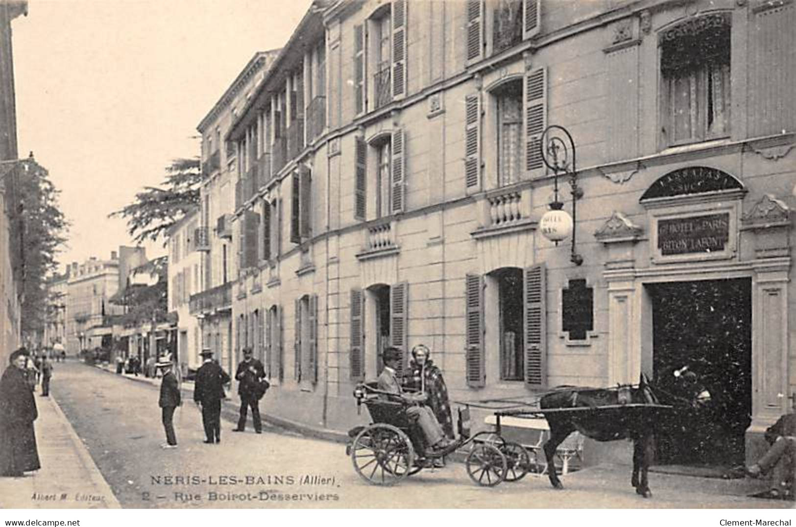 NERY LES BAINS - Rue Boirot Desserviers - Très Bon état - Neris Les Bains