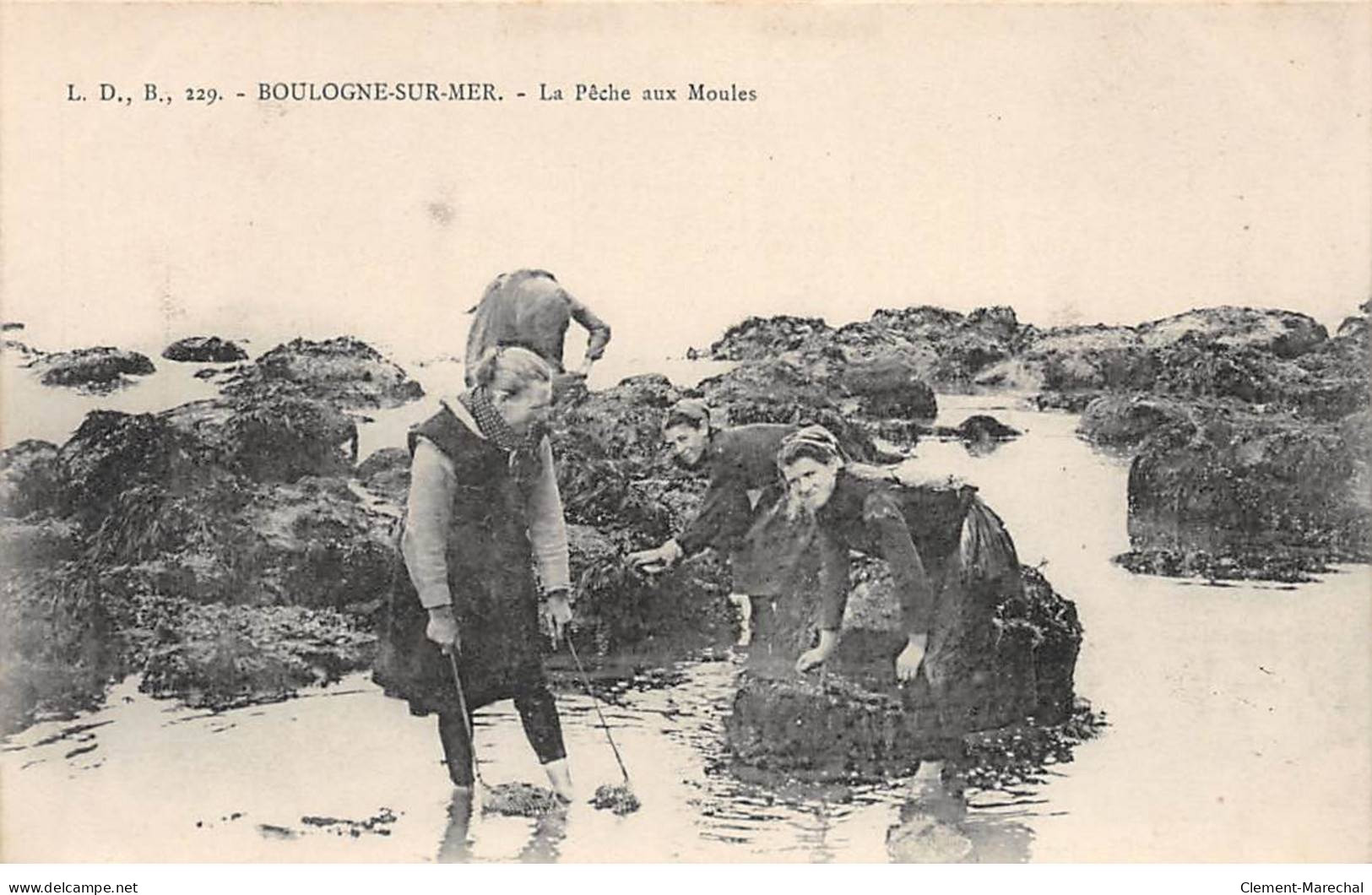 BOULOGNE SUR MER - La Pêche Aux Moules - Très Bon état - Boulogne Sur Mer